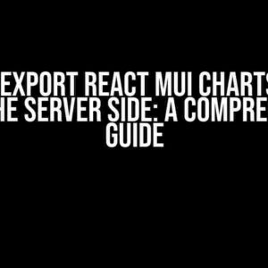 How to Export React MUI Charts as PDF from the Server Side: A Comprehensive Guide